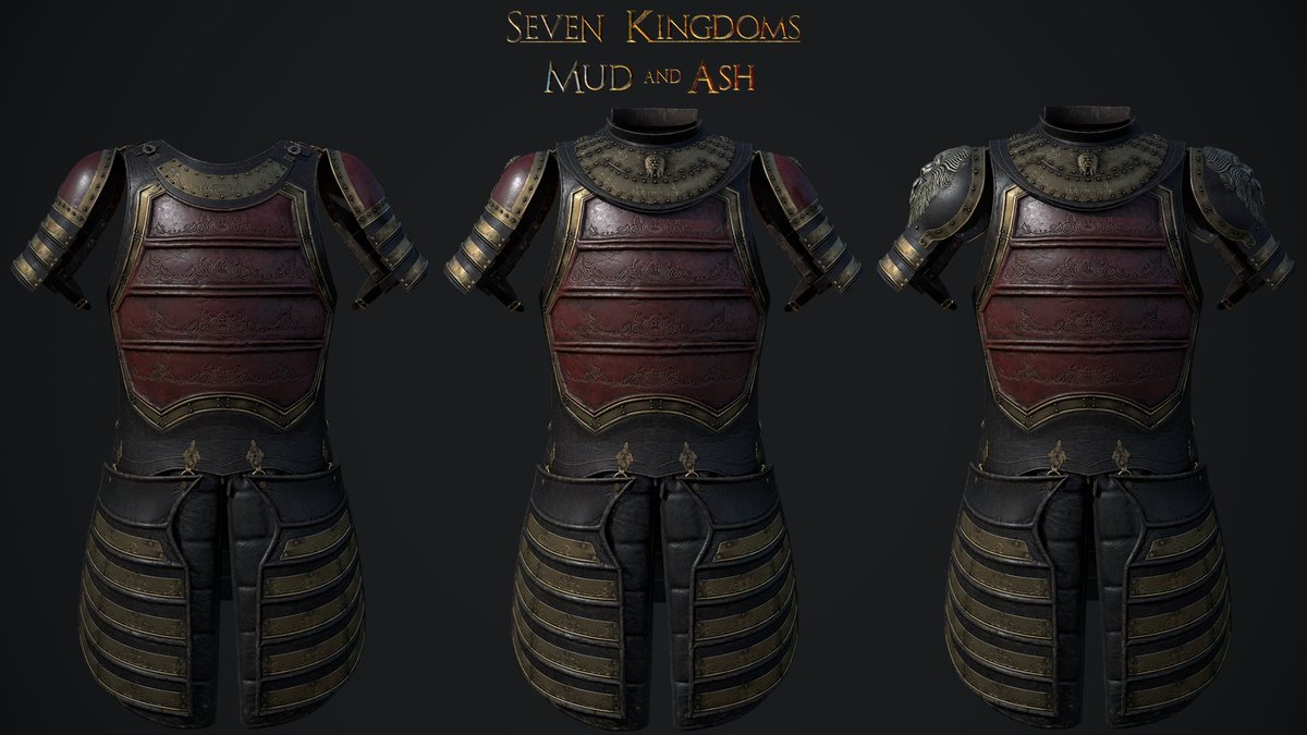 Enpremi's tweet photo. Finally finished the armour layer. Decided to include the commander and lieutenant version as seen in the series. All textured in #QuixelMixer. Still waiting for specular support and improvements with performance especially when painting.
#GameOfThrones #KingdomComeDeliverance https://t.co/o8RoHH54m7
