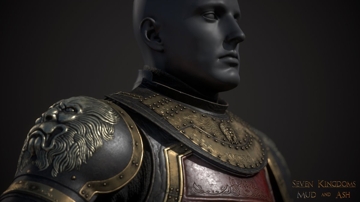 Enpremi's tweet photo. Finally finished the armour layer. Decided to include the commander and lieutenant version as seen in the series. All textured in #QuixelMixer. Still waiting for specular support and improvements with performance especially when painting.
#GameOfThrones #KingdomComeDeliverance https://t.co/o8RoHH54m7