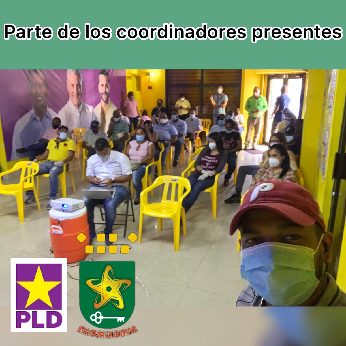 blomudina's tweet photo. El día de hoy el Bloque de Municipalistas del Distrito Nacional #Blomudina  instruyó a sus coordinadores pasoa crusiales para las elecciones de este próximo 5 de Julio. #BlomudinaSigue con el @drpedrosolano a la cabeza de la tropa! #GonzaloPresidente2020 @Gonzalo2020RD https://t.co/XlMeoM0amE
