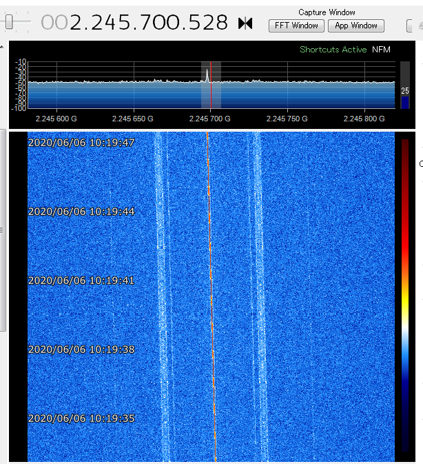 JA0CAW's tweet image. CARTOSAT 01:15 UTC good siganal over Japan #cartosat #cubesats