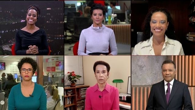 GloboReporter's tweet photo. Boa noite! O #GloboRepórter está no ar, com um debate sobre o racismo, promovido por Heraldo Pereira, Maju Coutinho, Aline Midlej, Flávia Oliveira, Zileide Silva e Lilian Ribeiro, e uma participação especial da nossa apresentadora Glória Maria https://t.co/g4b0S7fPFG https://t.co/VZjuOO0QJ4
