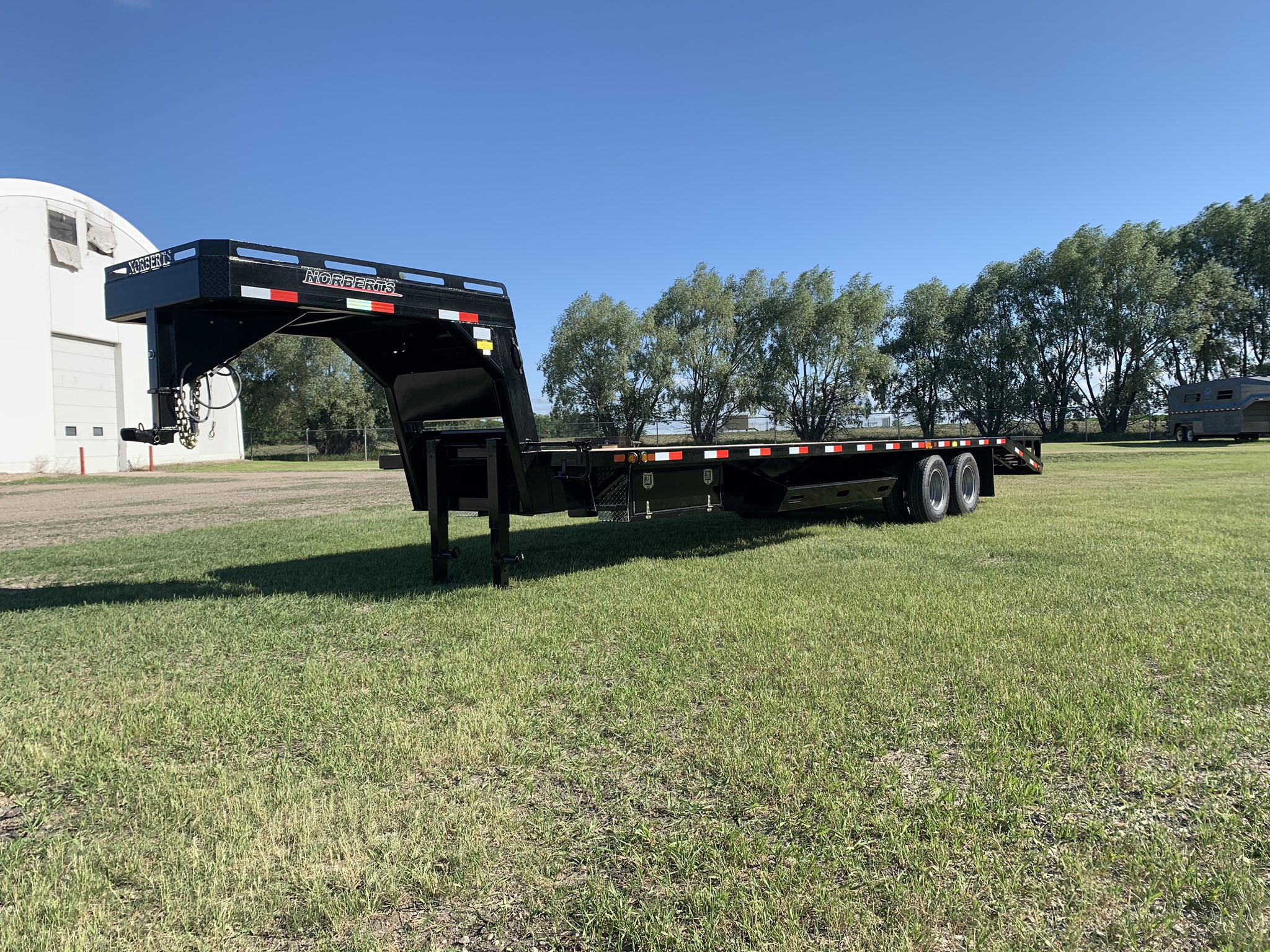 Norberts Trailers on Twitter "This loaded 30’ flat deck with beaver