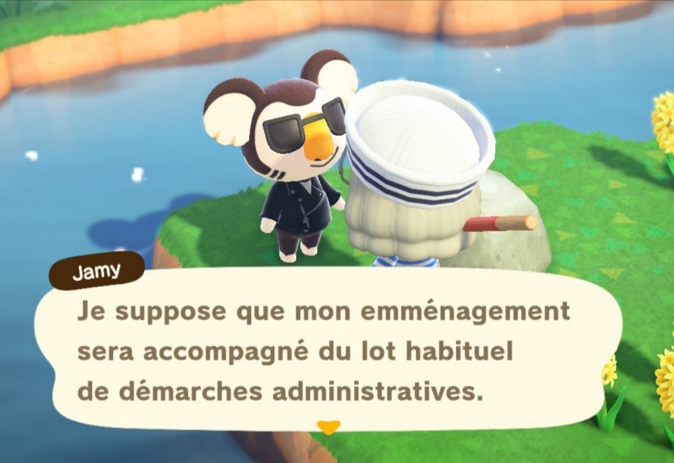 Je voulais un chat (ou un poulpe, évidemment), et je suis tombée sur Philippe Manoeuvre, alors je l'ai adopté #acnh #philippemanoeuvre