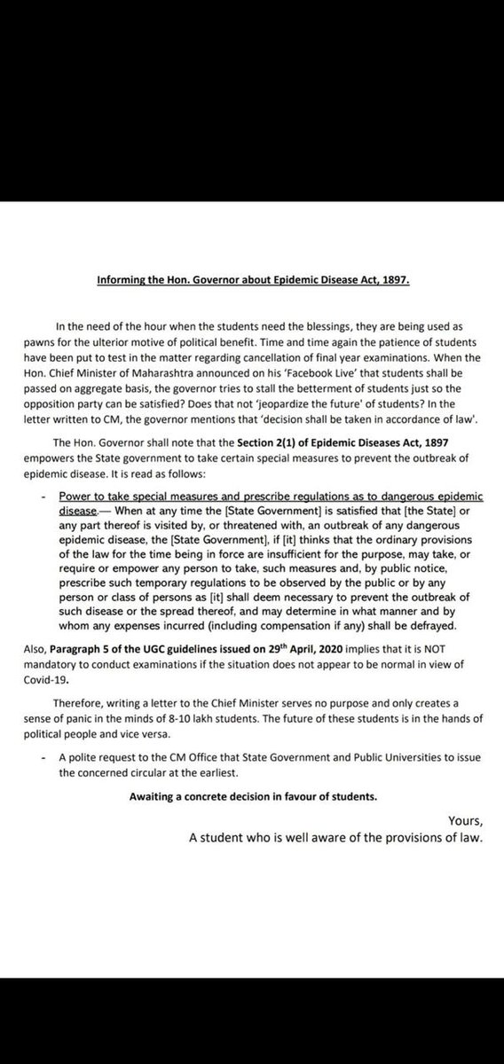 Protest Against Dy Patil Examination tweet media