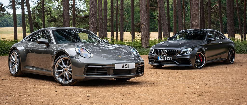 The 911 on the left costs £90,891; the C63 on the right is £90,008. Where is the money better spent? pistonheads.com/news/amgc63vsp… #Porsche #992 #911 #Mercedes #AMG #C63S #GermanCars #PistonHeads #Review #Cars