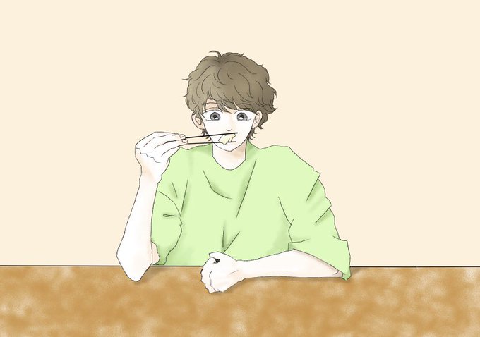 食べる男のtwitterイラスト検索結果 古い順