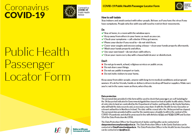 Passenger locator form uk