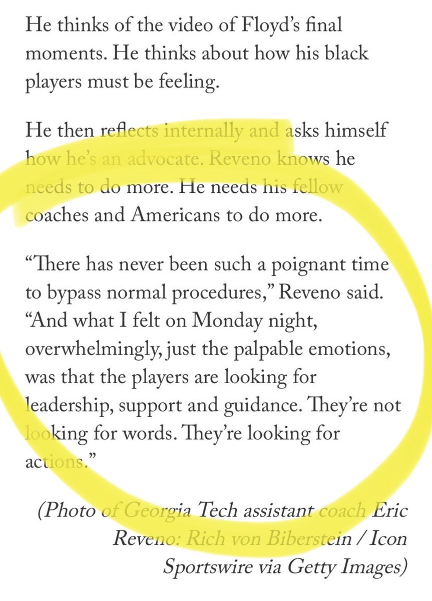 @CoachReveno leading by taking action... the NCAA is lining up behind him, his words both eloquent and perfect for this moment. theathletic.com/1856017/2020/0…