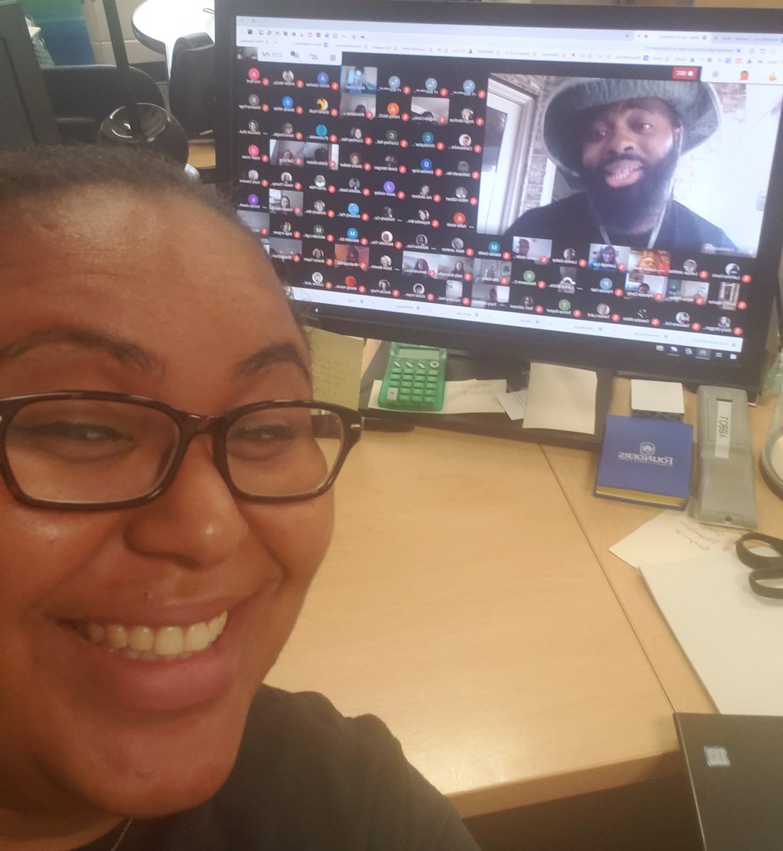 nporterRocks's tweet photo. So this happened today...our principal @franklinscsu is the Best Periodt! @DrBaronDavis @RichlandTwo @jamesann_sheley #joy #premierstartshere https://t.co/JskxyozGFL
