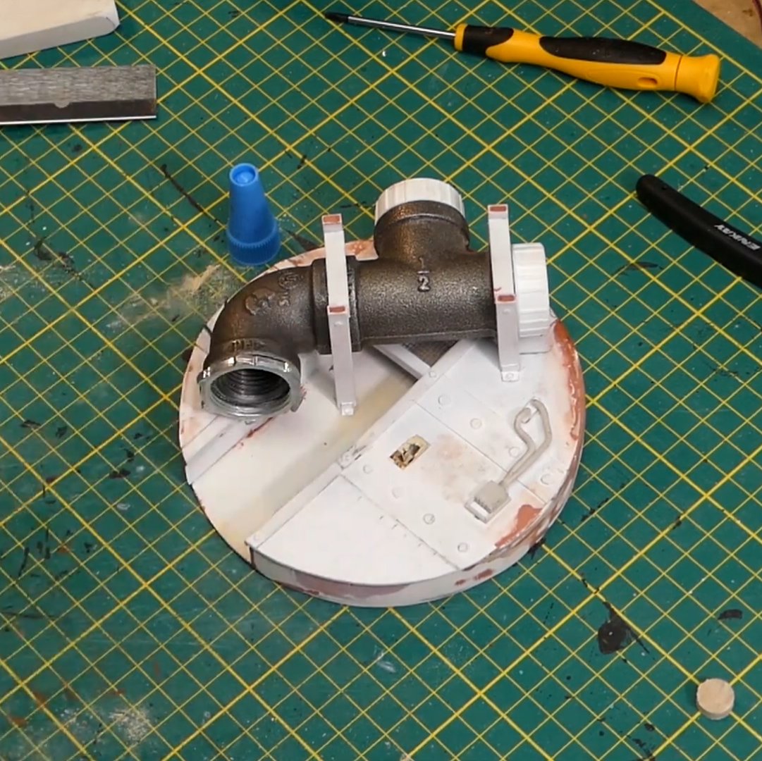 MadGoblinWS's tweet photo. WIP shots of the latest kitbash before paint! Catch part 1 of this monstrous Mad Goblin Kitbashes episode here:

➡️ https://t.co/0XZbsIXM1B

#maker #kitbash https://t.co/12EmL3U9B2
