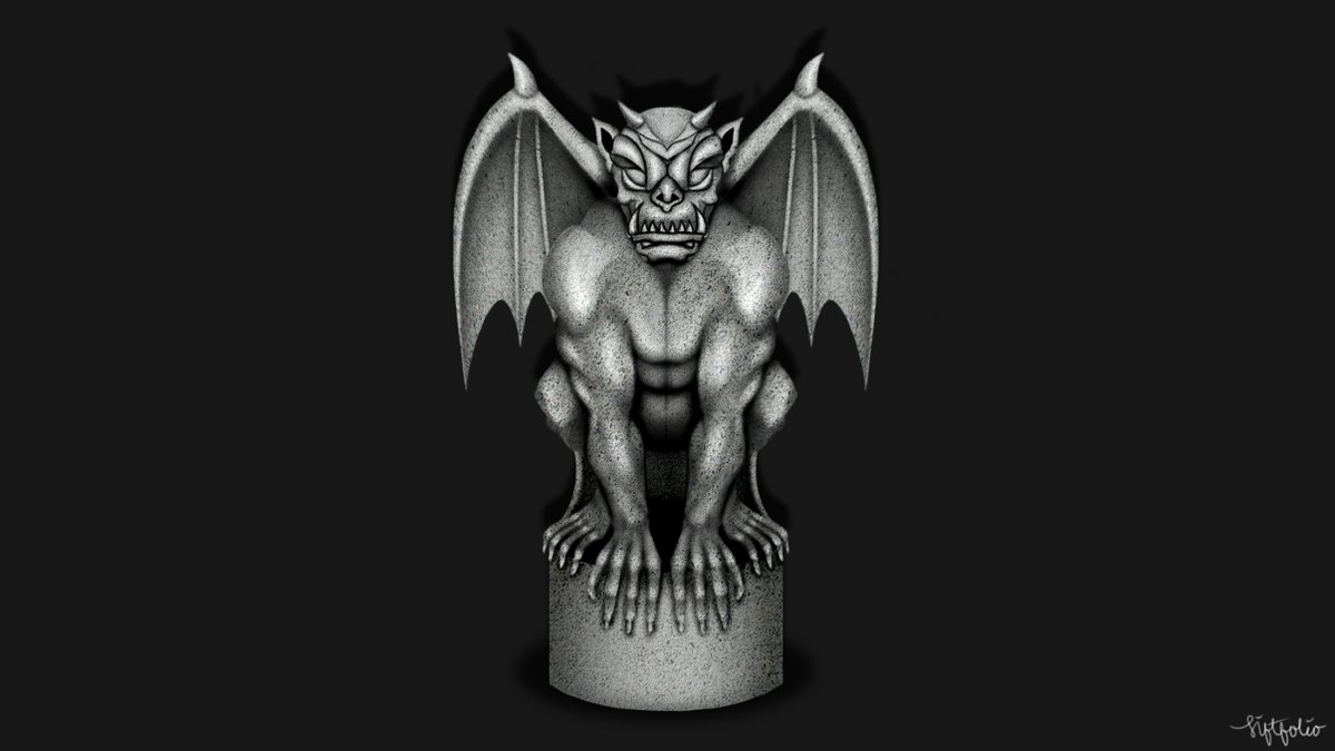 Gargoyle

#art #digitalart #drawing #HorrorArt