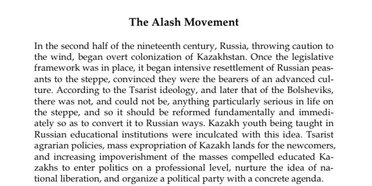 this is a bit of information on the alash movement that explains it better than i could. in short, the bolsheviks believed that they knew what was best for kazakhs more than kazakhs did, despite understanding nothing (in typical imperial fashion).