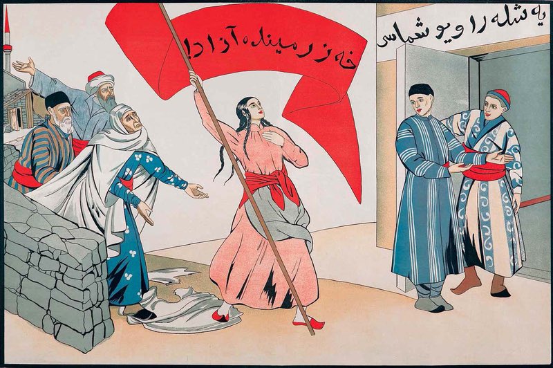 soviet propaganda relied heavily on associating islam with backwardness and counterrevolutionary activity, and by extension, muslims who did not assimilate.