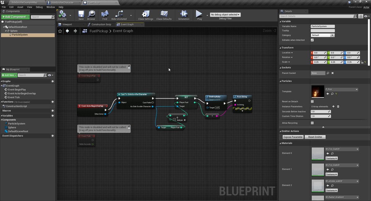 JSG_Kristopher's tweet image. Tonight I&apos;m following along with a wonderful tutorial from @VirtusHub on creating a Side Scroller in #UnrealEngine. Here&apos;s some very basic blueprinting ...
Living and loving the #gamedev life!