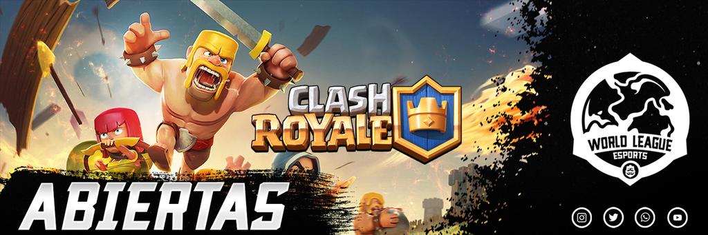 WorldLeague_'s tweet photo. Hoy daremos Inicio a las inscripciones para el Torneo Clash Royale de la World League Primera Edición 👊 Espero su Participacion.

✅ Seguirnos en @WorldLeague_
✅ Hacer RT a este Tweet
✅ 42 Cupos
✅ $3 Inscripcion
✅ Premiación 1er y 2do Lugar

#clashroyalelatam #torneoCR https://t.co/BKs3IdDLXI