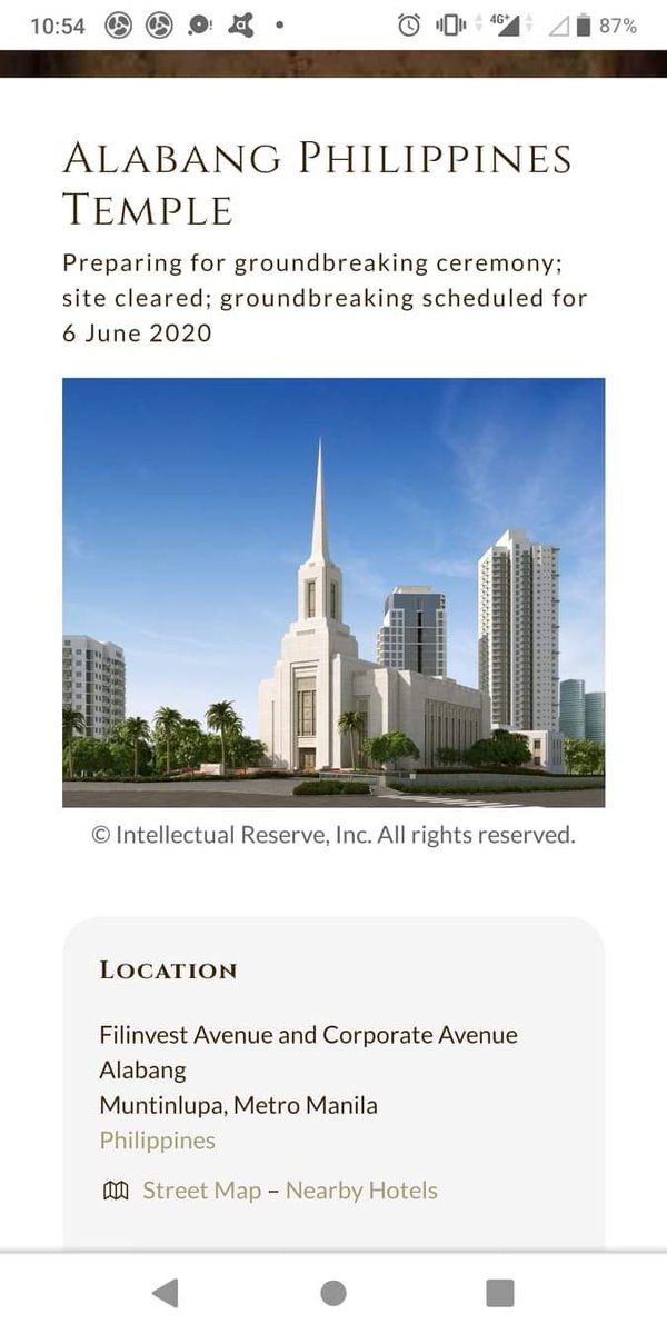 Alabang Philippines Temple
Ground Breaking
#TheChurchofJesusChristofLatterdaySaints
#BookofMormon
#ProphetRussellMNelson