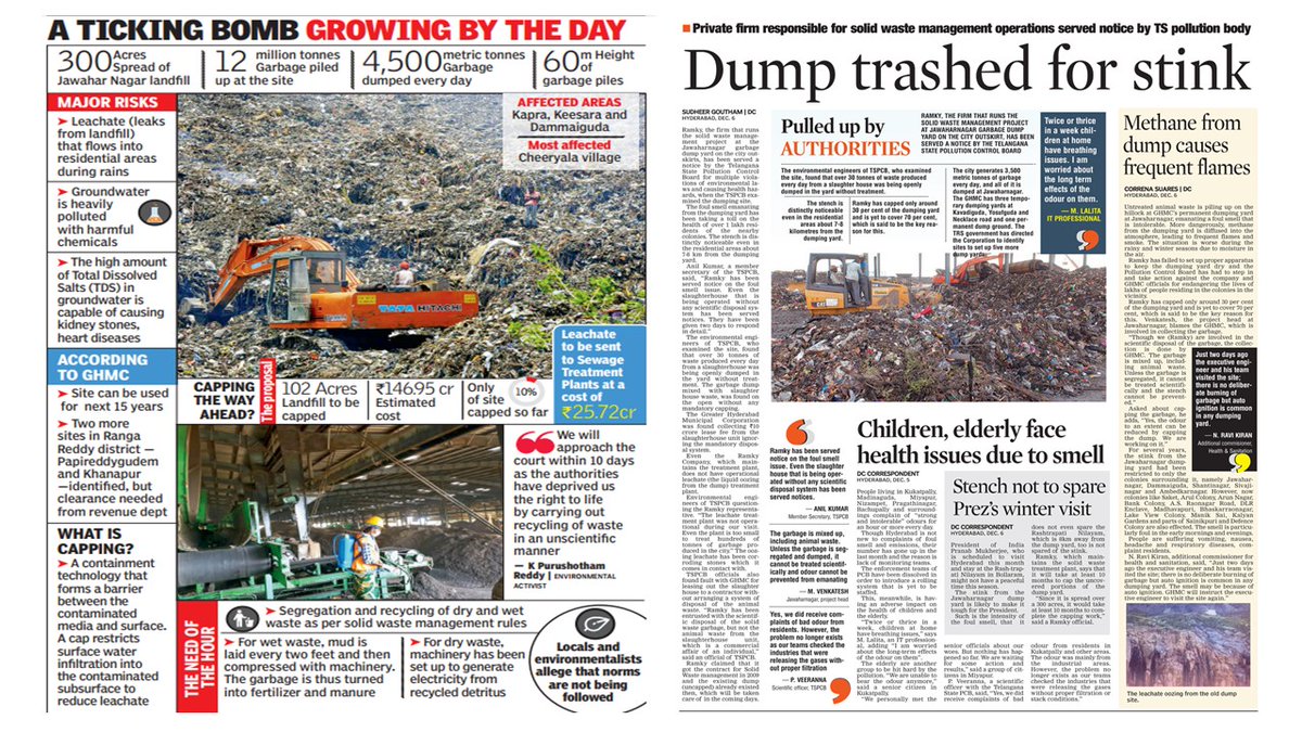 uaskula's tweet photo. @GHMCOnline @KTRTRS @PMOIndia @BBCWorld @chmallareddyMLA
@PVasupathi
Please people from this dump yard and RDF power plant on polluting air n ground water.
#fightagainstdampingyard
#Fightagainstdumpyard https://t.co/Uw8fdQ2q0X https://t.co/xttEa5VSzV