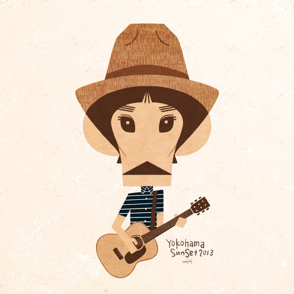 ポートレーターmiki V Twitter 草野マサムネさん 横浜サンセット13 何度も観てます 草野マサムネ Spitz イラスト 似顔絵 ポートレーターmiki