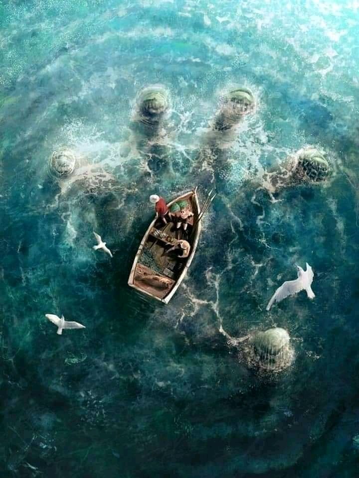 _herun07's tweet image. Alasan kenapa aku takut laut,
Yang ada dipikiranku :