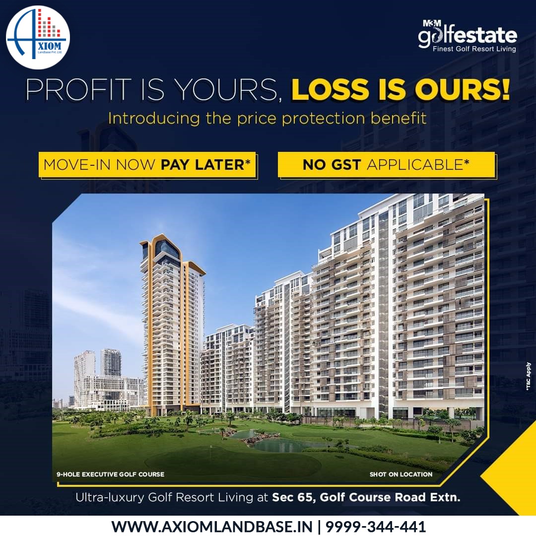 AxiomLandbasePL's tweet photo. Experience opulence and luxury at #M3MGolfestate! Introducing our Price Protection Plan that promises a secured investment option with unbelievable benefits.
More Details https://t.co/2fvfH753TY | Call 9999344441
#M3M #M3MIndia #MoveInNowPayLater #Sector65 #GolfCourseRoadExt https://t.co/BX6nsomXSD