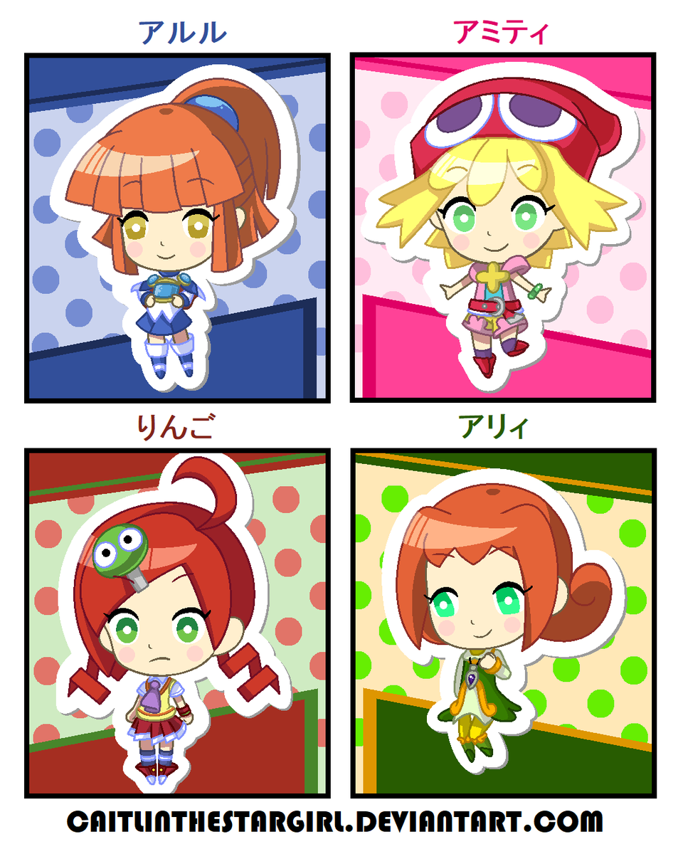 BrunAmitie's tweet photo. It is now that I look back into my old gallery of Puyo drawings, that I've completely forgotten that I was going to create a little crossover dedicated between it and DDLC... Man, I truly must've been quite insane back then!

#RingoAndo #Feli #PuyoPuyo #ぷよぷよ https://t.co/ZWTdKyMiIi