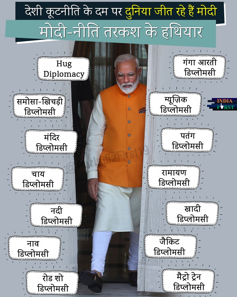 indiafirst_uv's tweet photo. देशी कूटनीति के दम पर दुनिया जीत रहे हैं मोदी 

#ModiDiplomacy #HugDiplomacy #NarendraModi #IndiaFirst https://t.co/YlFqIlmXDy