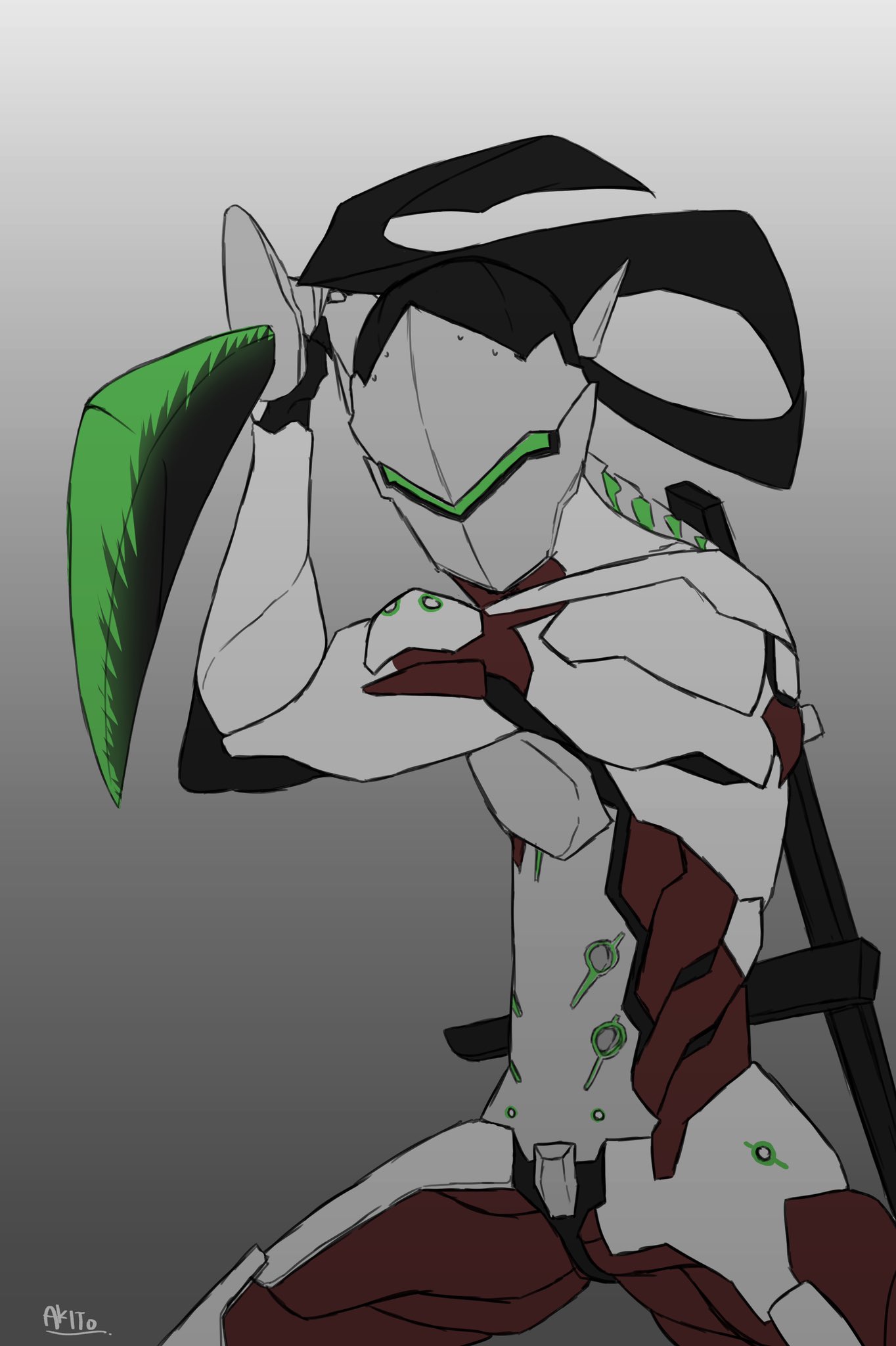 تويتر 店長ren على تويتر ゲンジェ オーバーウォッチ Ow Overwatch Overwatchfanart ゲンジ T Co Sojcahyxeb