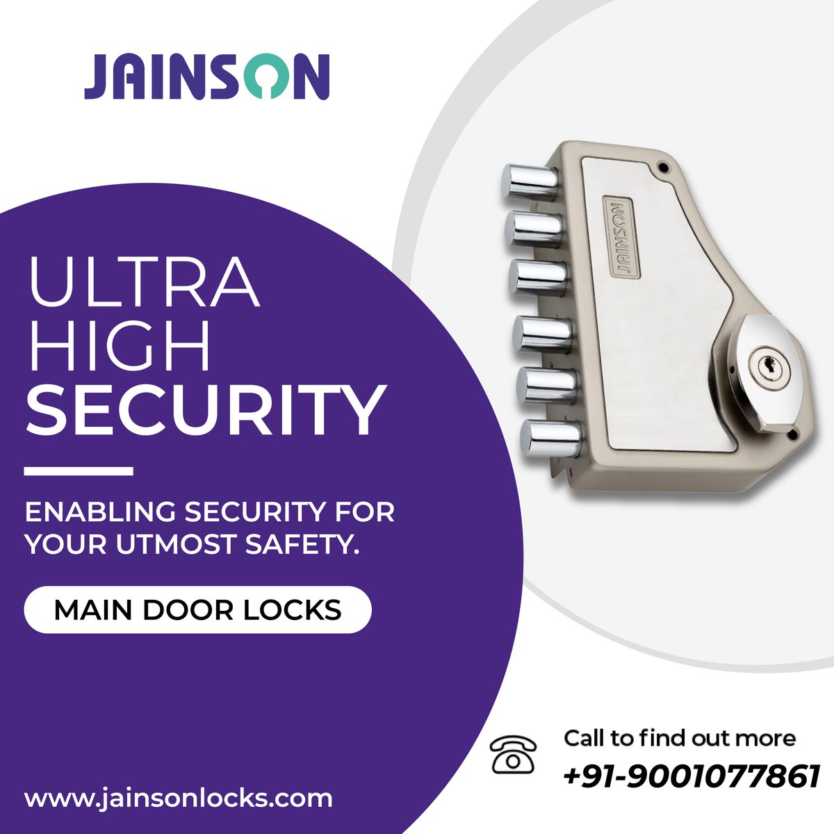 JainsonLocks's tweet image. Main Door Locks to Keep You &amp;amp; Your Family Safe. Choose Jainson Locks for Ultra High Security.

jainsonlocks.com/main-door-lock…

#lockbrand #maindoor #highendsecurity  #maindoorlock #quality #security #lockmanufacturers #lockingsolutions #securitysolutions #jainson