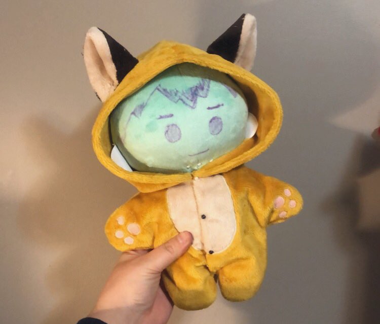 atsumu fox plush