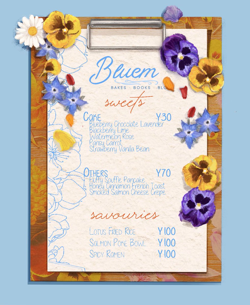 BluemCafe's tweet photo. yoooo everyone! as bluem’s new (and handsome) chef, we’re proud to introduce the new additions to our menu: others &amp; savouries. i hope you’ll like what i cook up for you. and yes i know i’m punny.

may we take your orders down below? https://t.co/YAPFhw42w5