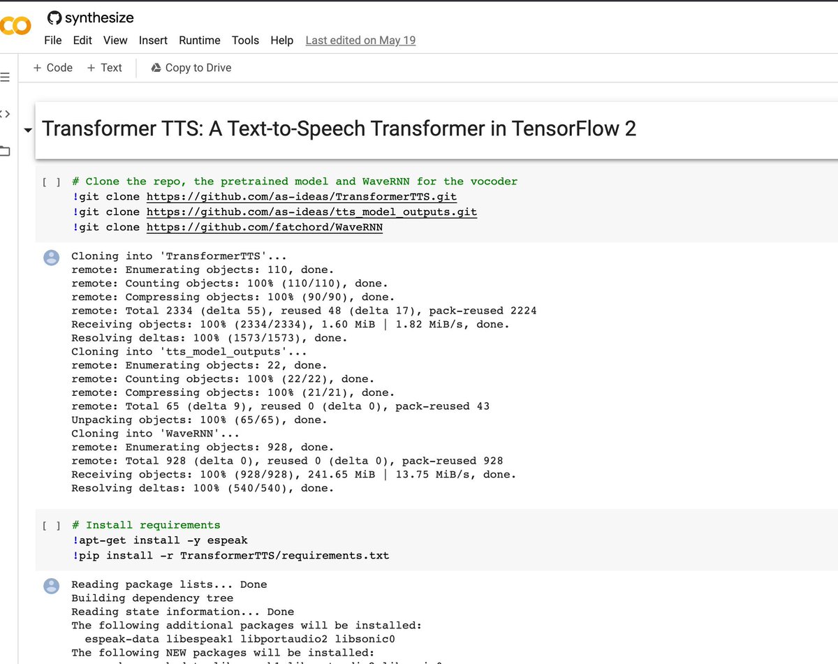 pak_aims's tweet photo. 🔬 Transformer TTS: A Text-to-Speech Transformer in #TensorFlow 2. #BigData #NLProc #IoT #IIoT #Python #RStats
#javascript #react #nodejs #python #100DaysOfCode #100daysofmachineleanrning #developer #backend #frontend #DataScience #flutter #android #kotling #ai #blockchain #eth https://t.co/6ITIN9k79e