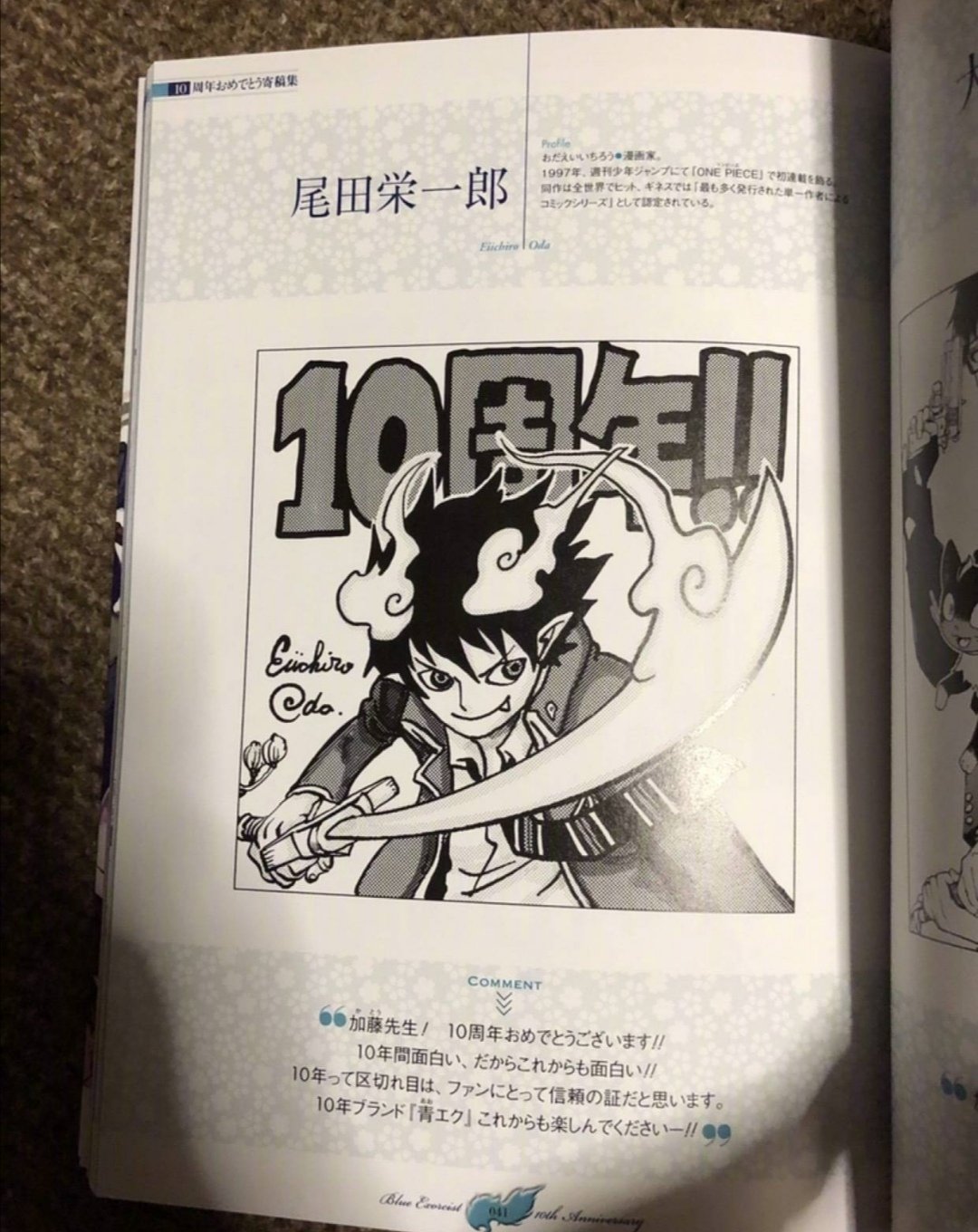 【激レア・額装】岸本斉史＆尾田栄一郎 直筆イラストセット 岸本斉史描き下ろしイラスト (c)田畠裕基／集英社 (c)岸本斉史