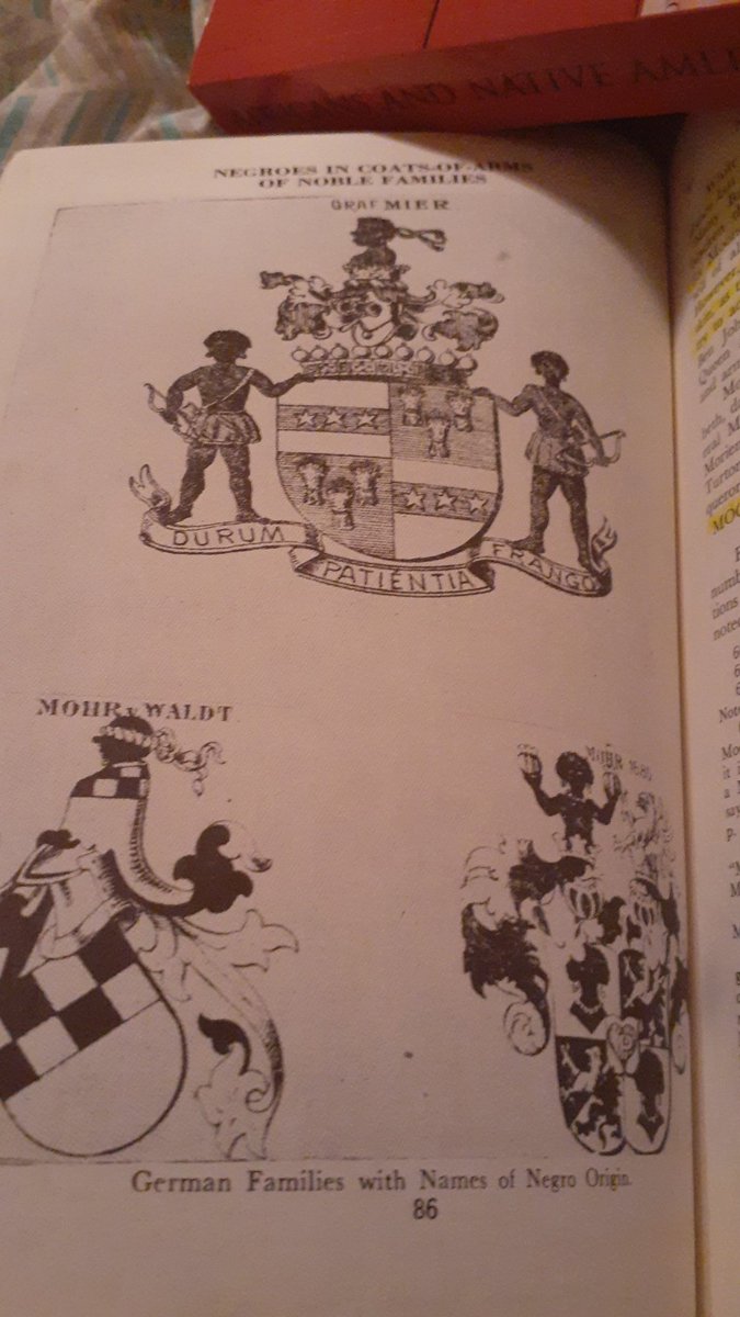 We appear in european coats of arms because our blood line was extremely spread out. Along with having diplomatic relations with europe many if not all of the nobility of old europe was moorish.