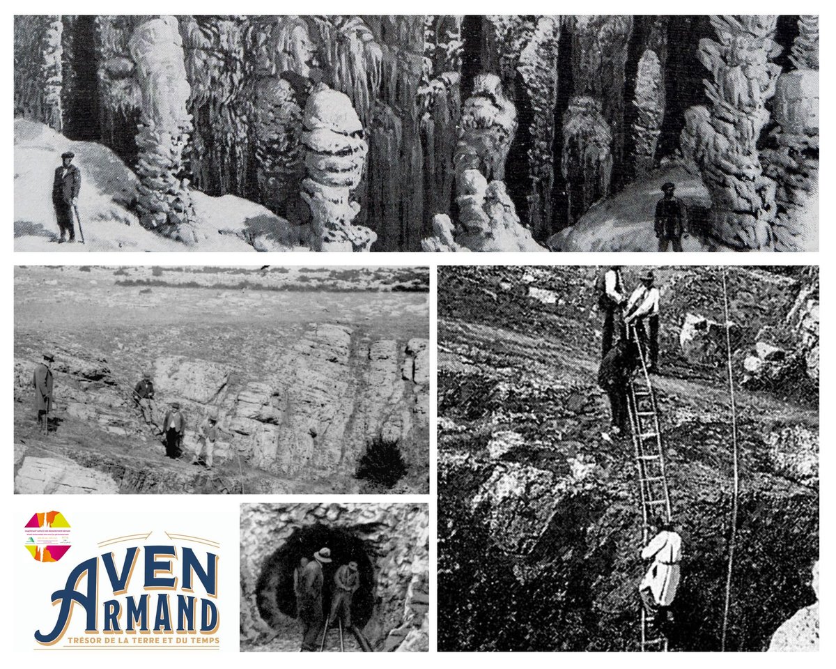 📽L'Aven Armand vous propose un retour dans le passé.
🙂Revivez la découverte de la grotte en 1897 à travers ces clichés d’époque.
✅Toute l’équipe sera ravie de vous accueillir dès le 11 juillet prochain. #JournéeInternationaleDesGrottesTouristiques #MondeSouterrain  #JIGT