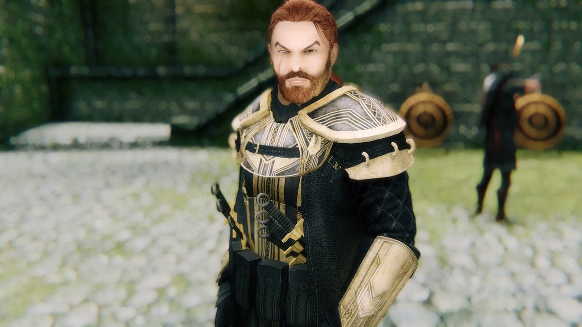 blazingsai's tweet photo. Going back to normal after my #Eolri appreciation tweet, we have returnees #Eshara, #Foran &amp; #Frozensai. Our newest addition #Gaulfi is the mentor, companion and friend of #Silas before Silas had become a vampire
#Skyrim #SkyrimLE #スカイリム #CharacterRoster https://t.co/SYHuhAESnm