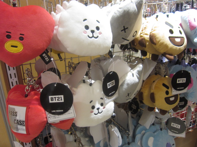 BT21特設コーナー」大好評につき商品追加入荷しました。ぬいぐるみ