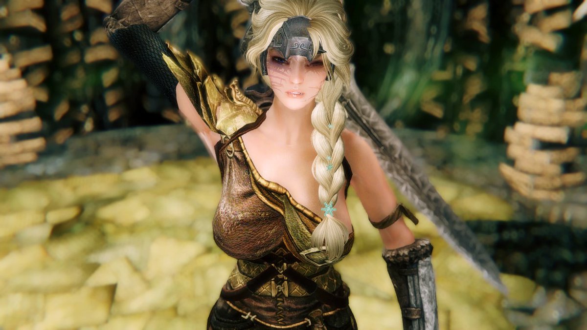 blazingsai's tweet photo. 200 characters ain't enough...
Anyways,
Here's #Heilda (#Nyleine's girlfriend and Guard Captain in #Markarth, #Innis (#Liri's sister) &amp; #Illva (an exiled #Skaal who has since become an understudy and follower of #Miraak)
#Skyrim #SkyrimLE #スカイリム #CharacterRoster https://t.co/lifu5XjY99
