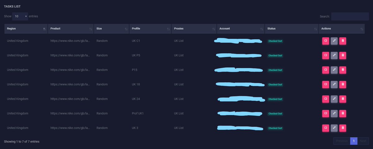 SeicureIO's tweet photo. We forgot to post this yesterday since it was too easy 🥱

Travis 270✅
Flint 13✅
Hare 6✅

Canada 🇨🇦✅
US 🇺🇸✅
Europe 🇪🇺✅

Keep in mind we only have 1 user running 🔥

Now that we're officially the best SNKRS Bot

If you want a chance at testing the bot:
RT
FOLLOW
Tag a friend https://t.co/Y66nQB40lt