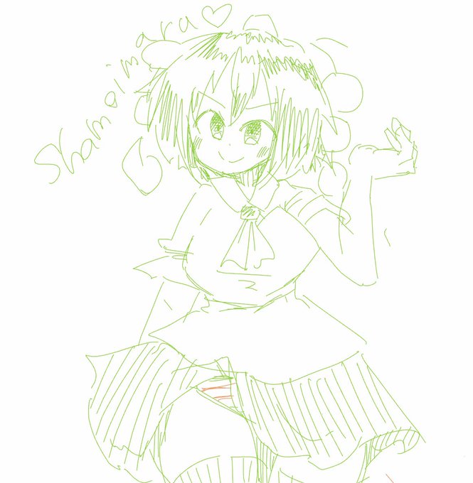 このぐらい雑にザクザク描いてる時が一番楽しい 