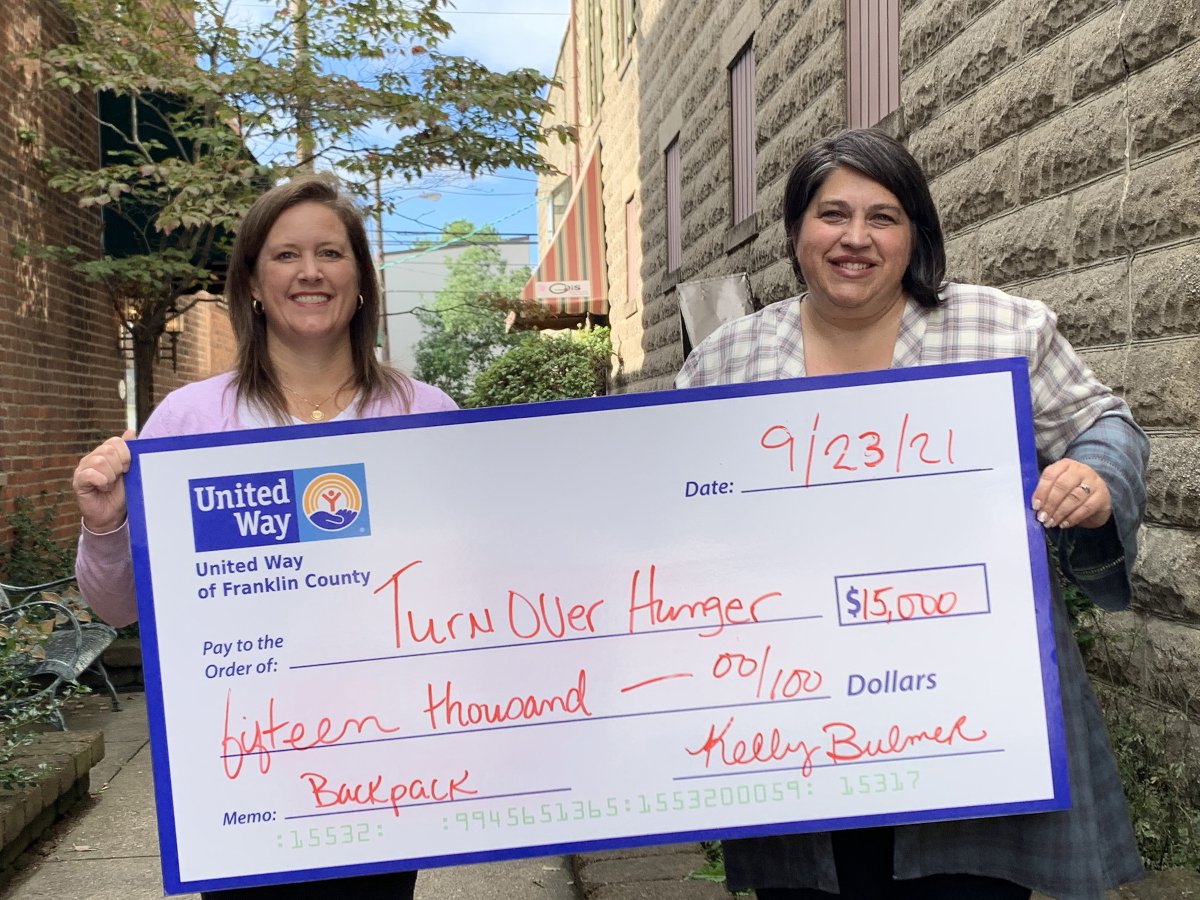 RCCFOnline's tweet photo. Wow, we are thankful this Thursday to @UWFCIN for $15,000 to support #TurnoverHunger and the Weekend Backsack Program! You can join this effort by pledging or contributing to Turnover Hunger at https://t.co/wfaJo09xav today &amp; help feed  local elementary children on the weekends!! https://t.co/wO4SlXnsQo