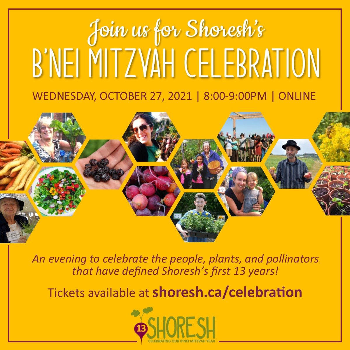 ShoreshTO's tweet photo. It’s almost a month away! Join Shoresh and friends online for an evening of celebration, blessings, reflections, and awesome performances! Link in bio for more info and to register… can’t wait to see you there! https://t.co/IY9Ur0glQj