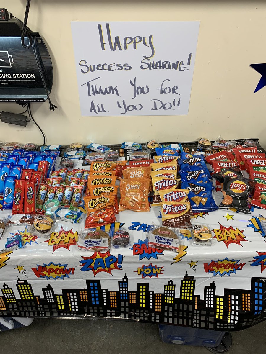 Day one of success sharing weekend!!!! Thanking the team today for all they do with some snacks!!! Appreciate all that you do each day!! @wwb844 @chrissy_yates @THD_Trotter @HomeDepotWest