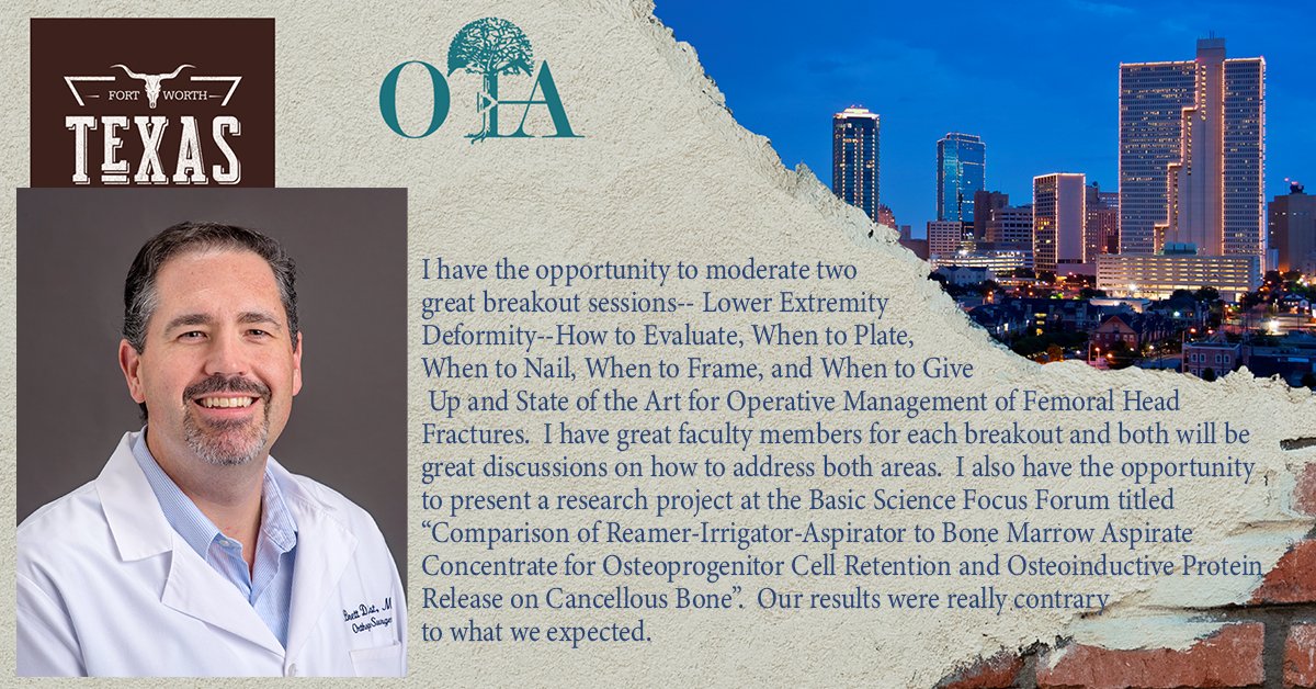 What is @bdbonedoc most excited for at #OTA2021? #SneakPeekFortWorth @MUOrthopaedic

Register now at ota.org/education/2021…