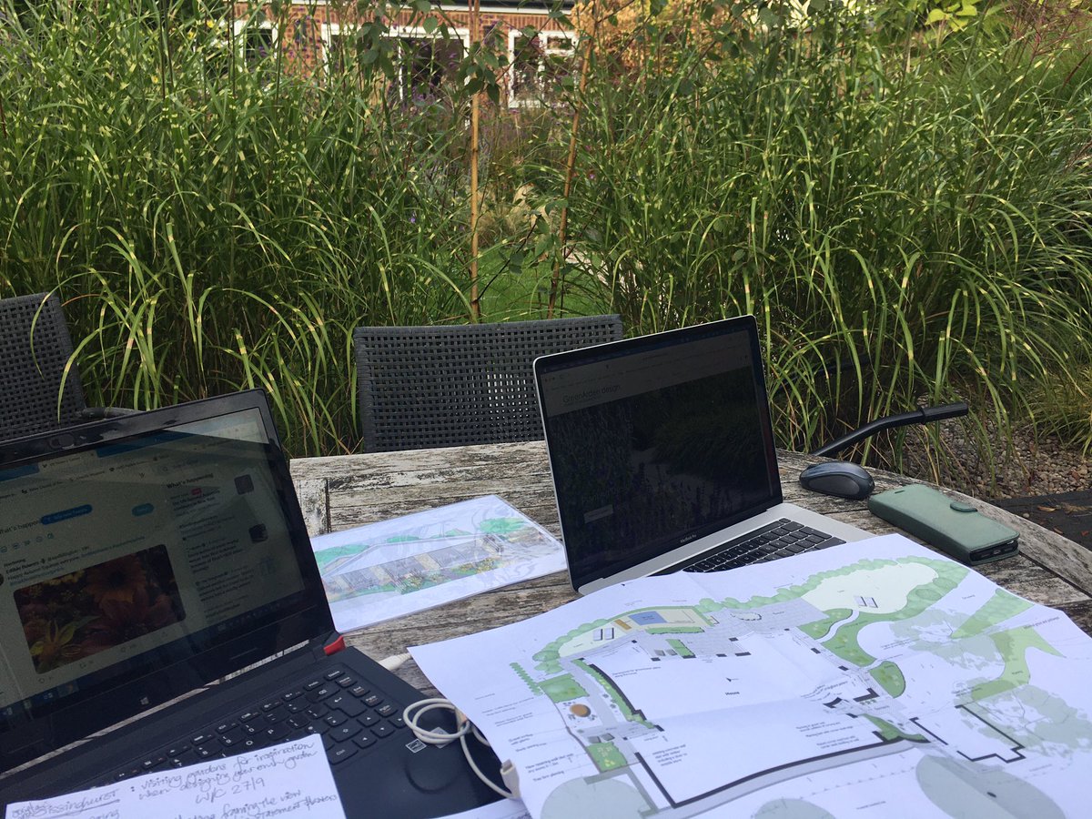 The ideal office for a <a href="/GreenardenD/">GreenArden design</a> team meeting. #garden #gardens #gardendesign #gardendesigner #plants #inspiration