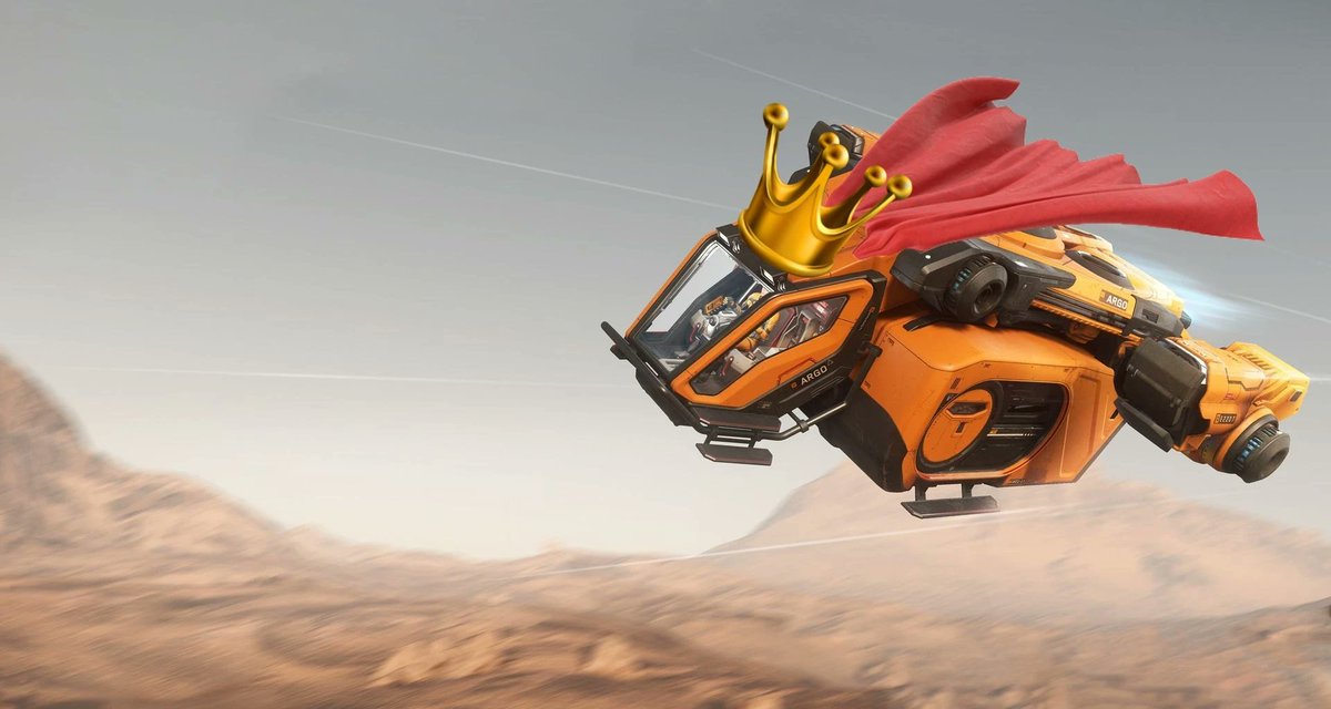 Sentinowl's tweet photo. TO THE MOOOOOOON 
Glad to see Space Dads not get their oh so precious way for once ;)

#ArgoCargo
#Argo 
#StarCitizen
#ShipShowdown https://t.co/OspP4l0d2e