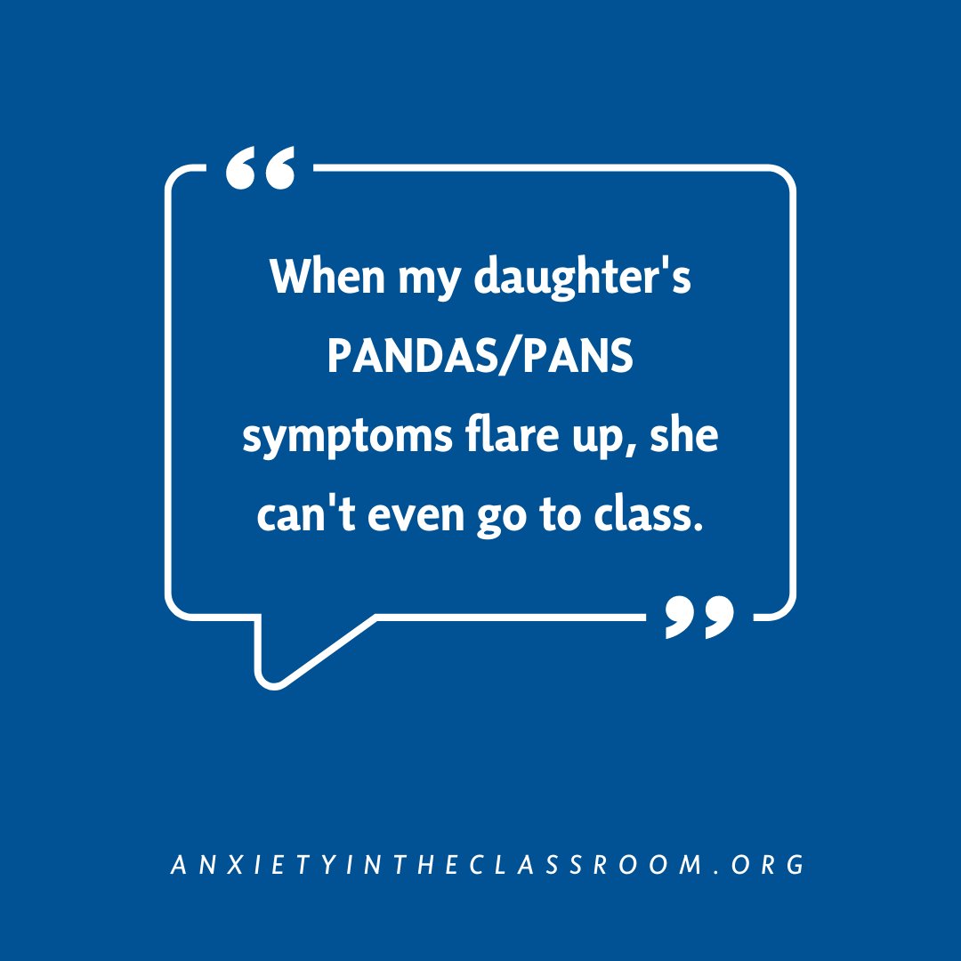70% of parents surveyed say their child struggles academically because of their anxiety and/or OCD symptoms.

If you’re a parent of a student with OCD or anxiety, check out Anxiety in the Classroom! It’s full of resources for parents just like you. 
bit.ly/3kycnDP
