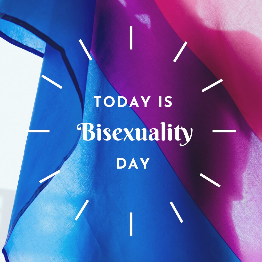 Today is Bisexuality Day and we would like to recognize that bisexual people are at an increased risk of experiencing intimate partner violence. 61% of bisexual women and 37% of bisexual men have reported experiencing rape, physical violence, and stalking by an intimate partner.