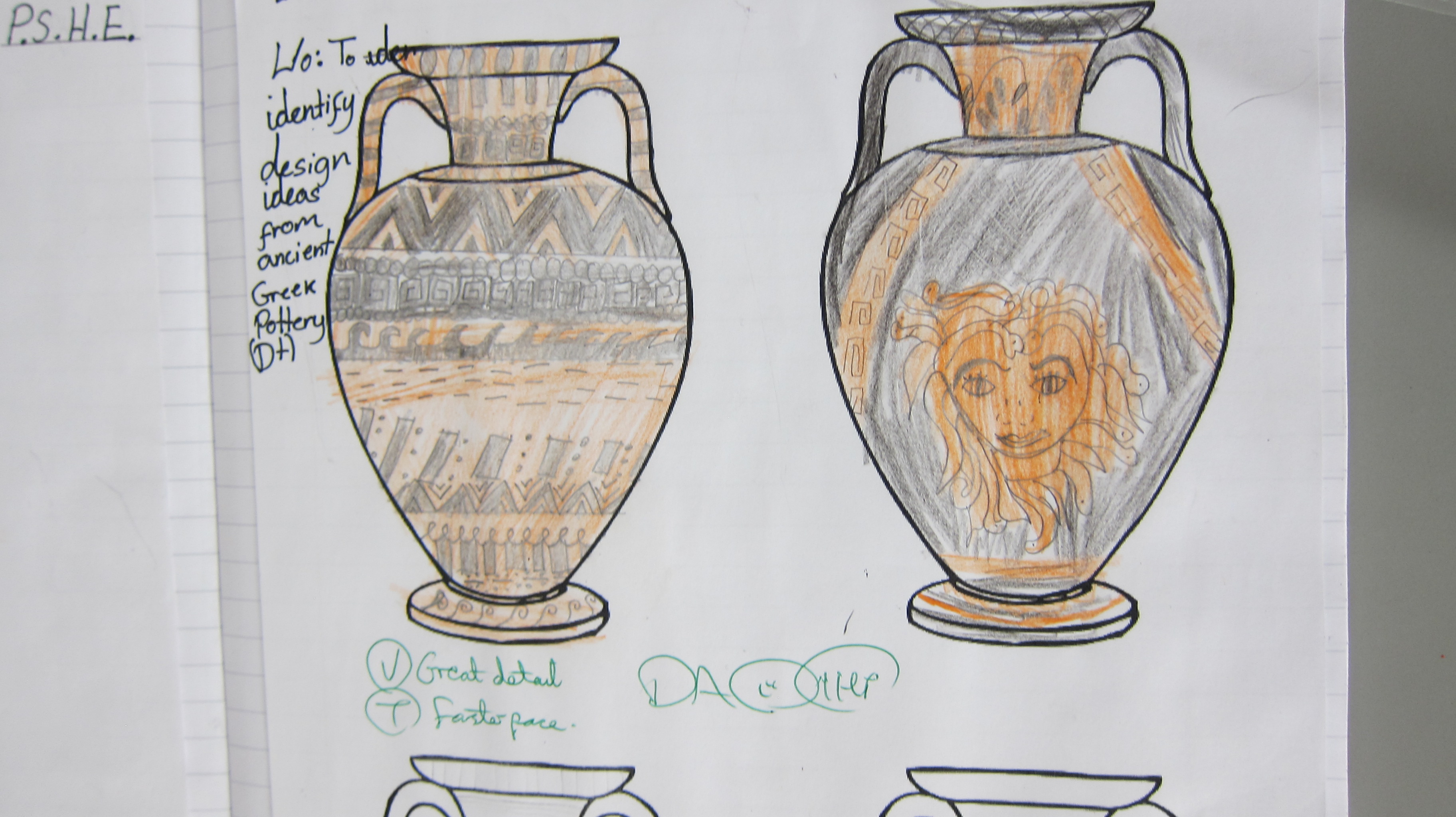 greek coil pots