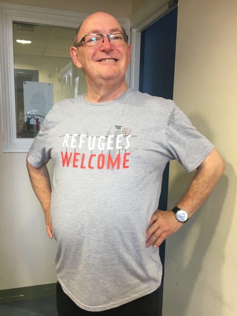 HorrorHolly's tweet photo. Last night I did a thing! I shared my story at a @TouchCIC event. It felt very empowering to share my story about the loss of my dad. I loved that I got to wear his T-shirt too! https://t.co/W5Rrh2qaYN