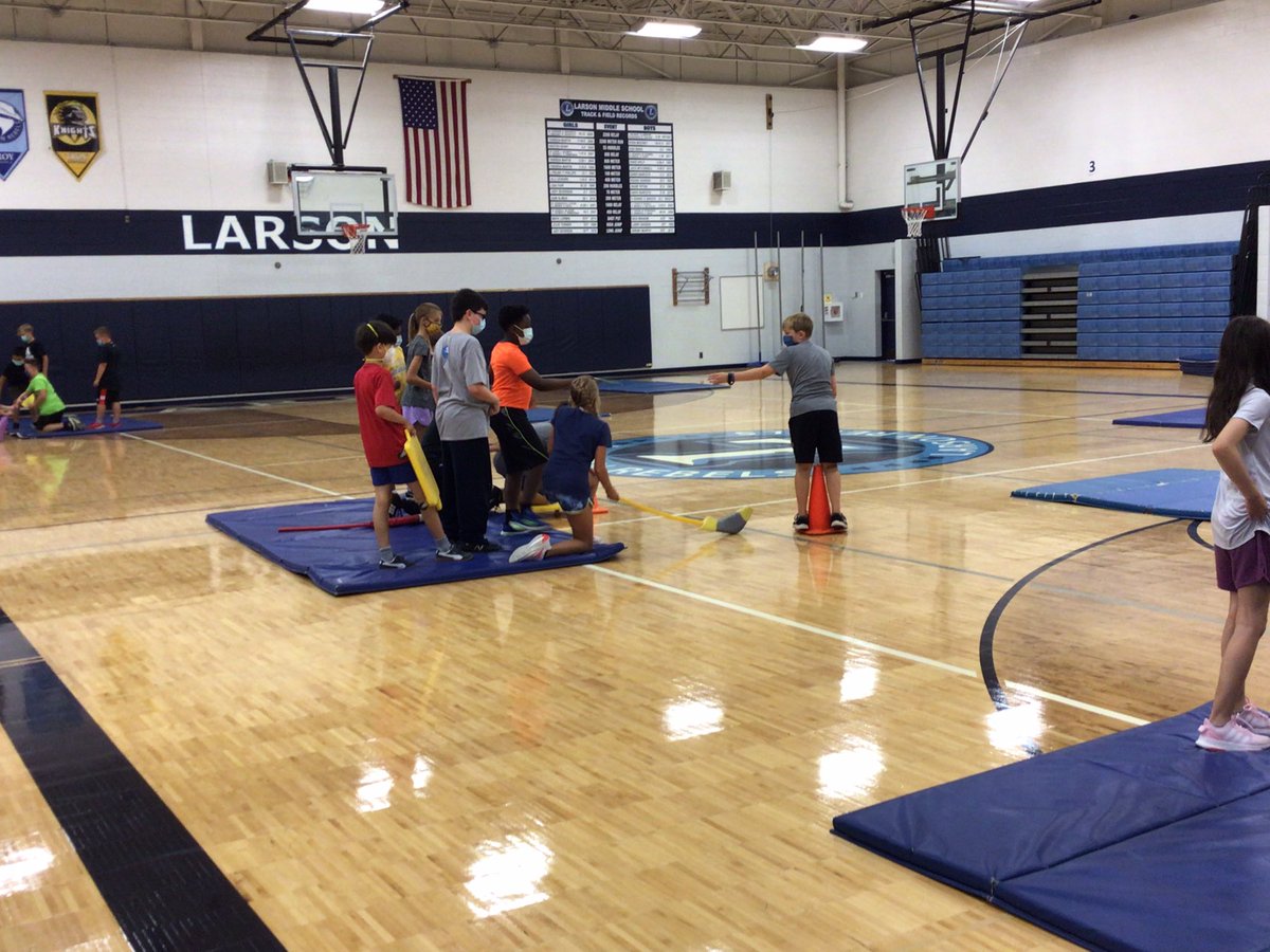 6th grade #Rebels spent their first weeks in Physical Education working on team building, relationships and sportsmanship! Setting our students up for a positive and successful year here at #Larson! So many talented, kind, funny and #STRONG STUDENTS! Bring it on 2021/2022!